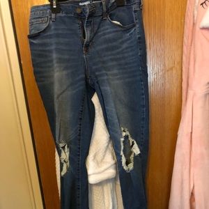 Old navy stretch rockstar jeans